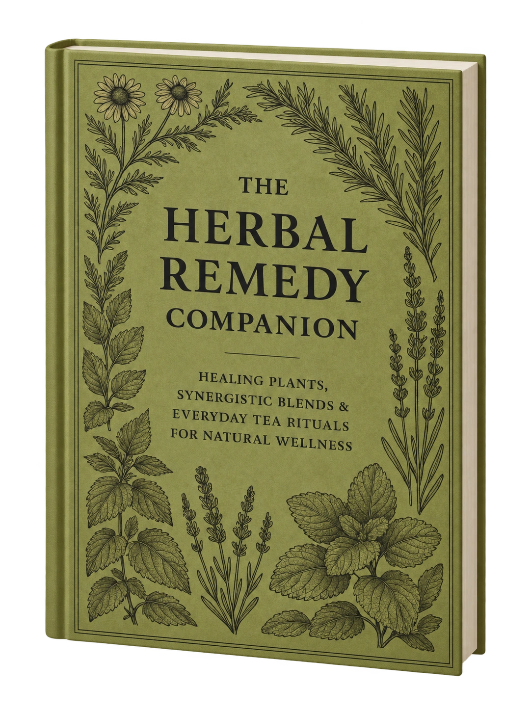 The green botanical cover of The Herbal Remedy Companion